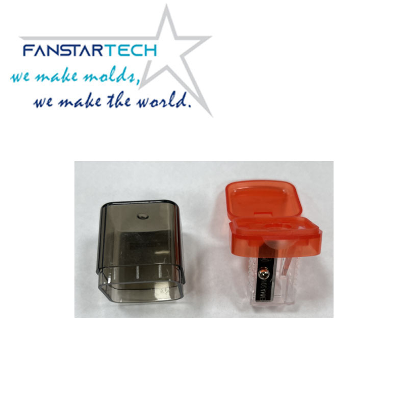 方形卷筆刀產(chǎn)品外殼注塑加工 文具模具 迷你卷筆刀注塑廠家