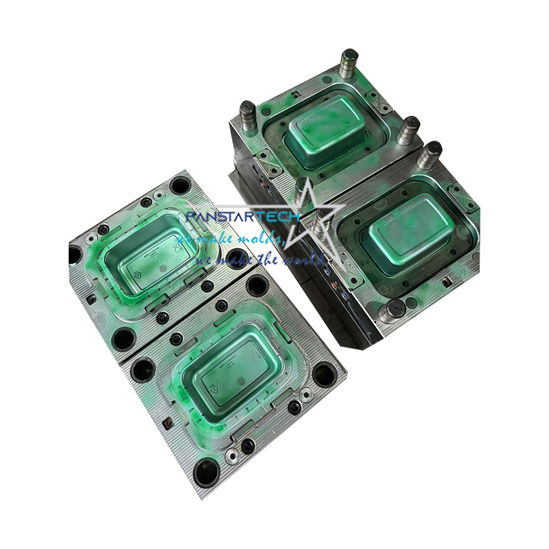 PP材質一次性盒子蓋子二合一 注塑模具 日用品模具注塑廠家